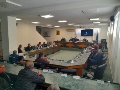 Ενημέρωση Πρόεδρων Κοινοτήτων  και Τοπικό Συντονιστικό από  την Πολιτική Προστασία Δήμου Πάργας